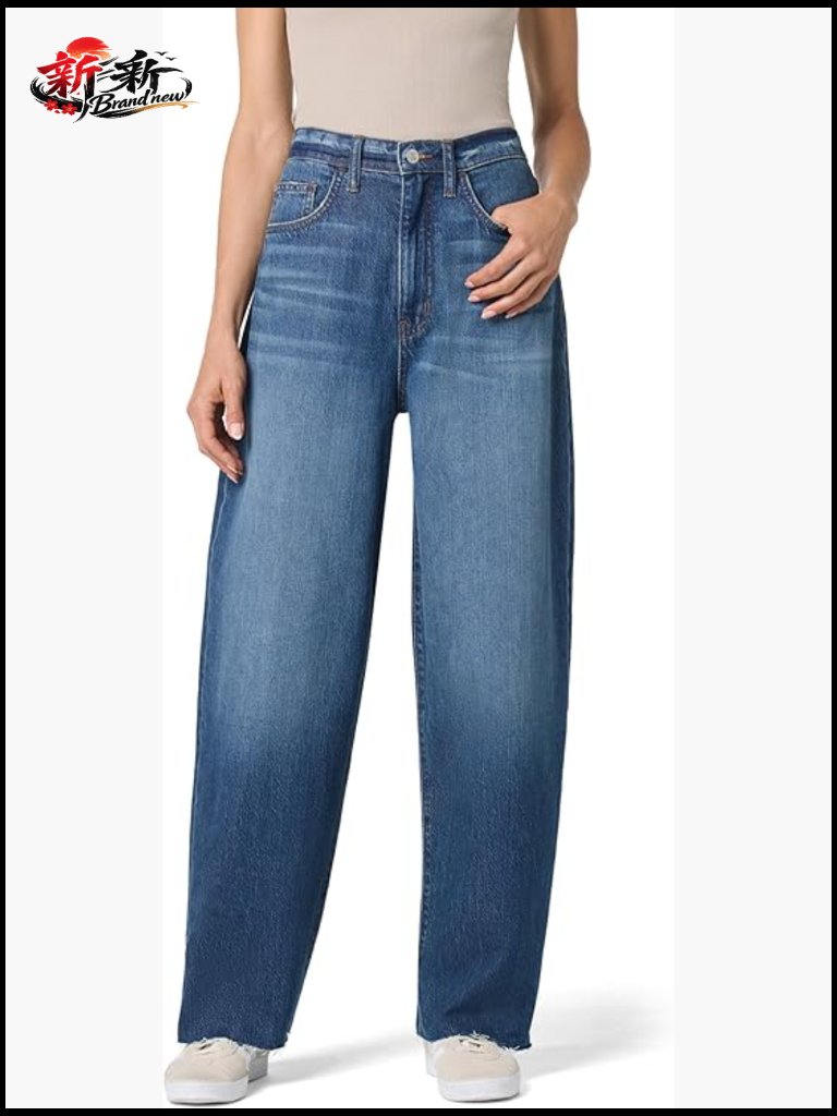 High-Rise Barrel Jeans - Contemporary Wide Leg